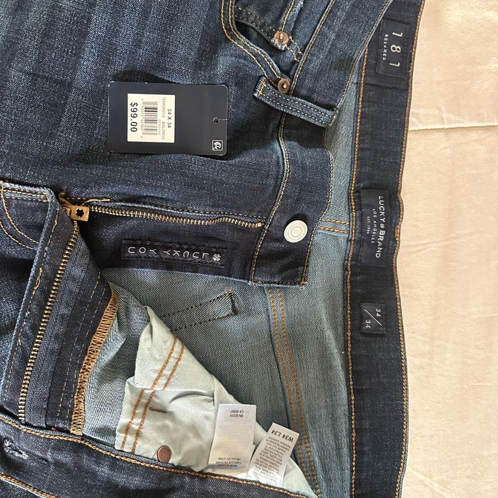 Lucky Brand Men's Indigo Straight Jeans